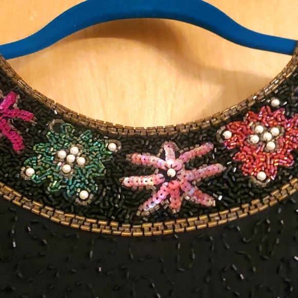 New with style tag. Black sequined top. Perfect, never worn. Laurence Kazar.PXL - Picture 2 of 2